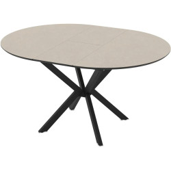 Masa extensibila Magnusplus Diano 110/145x110 Anemon (Beige/Black) Thumb