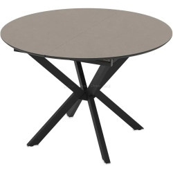 Стол раскладной Magnusplus Diano 110/145x110 Lagun (Grey/Black)