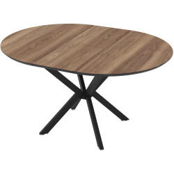 Masa extensibila Magnusplus Dobok 110/145x110 Hazar (Wood/Black) Thumb