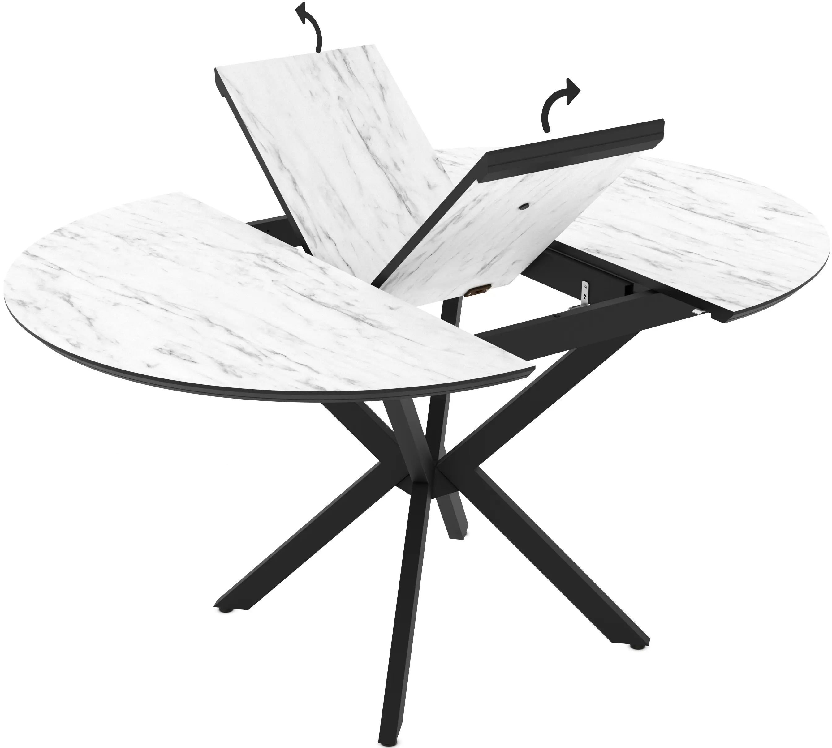 Masa extensibila Magnusplus Dobok 110/145x110 (Marmo Matte)