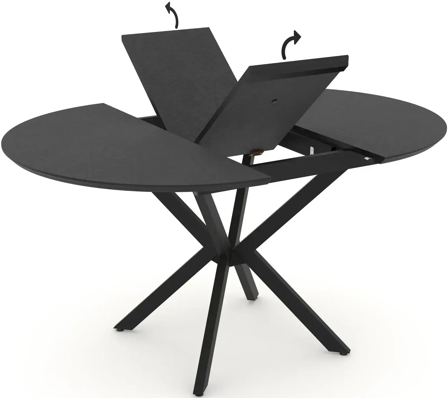 Стол раскладной Magnusplus Dobok 110/145x110 Yosun (Black) - 4