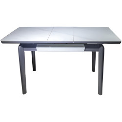 Masa extensibila Magnusplus DT A40 110/140x75 (White Marble/Grey) Thumb