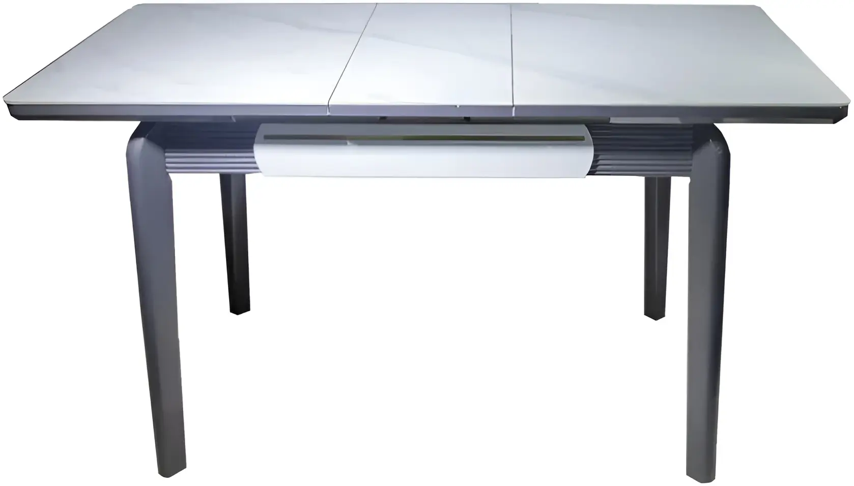 Masa extensibila Magnusplus DT A40 110/140x75 (White Marble/Grey) - 2