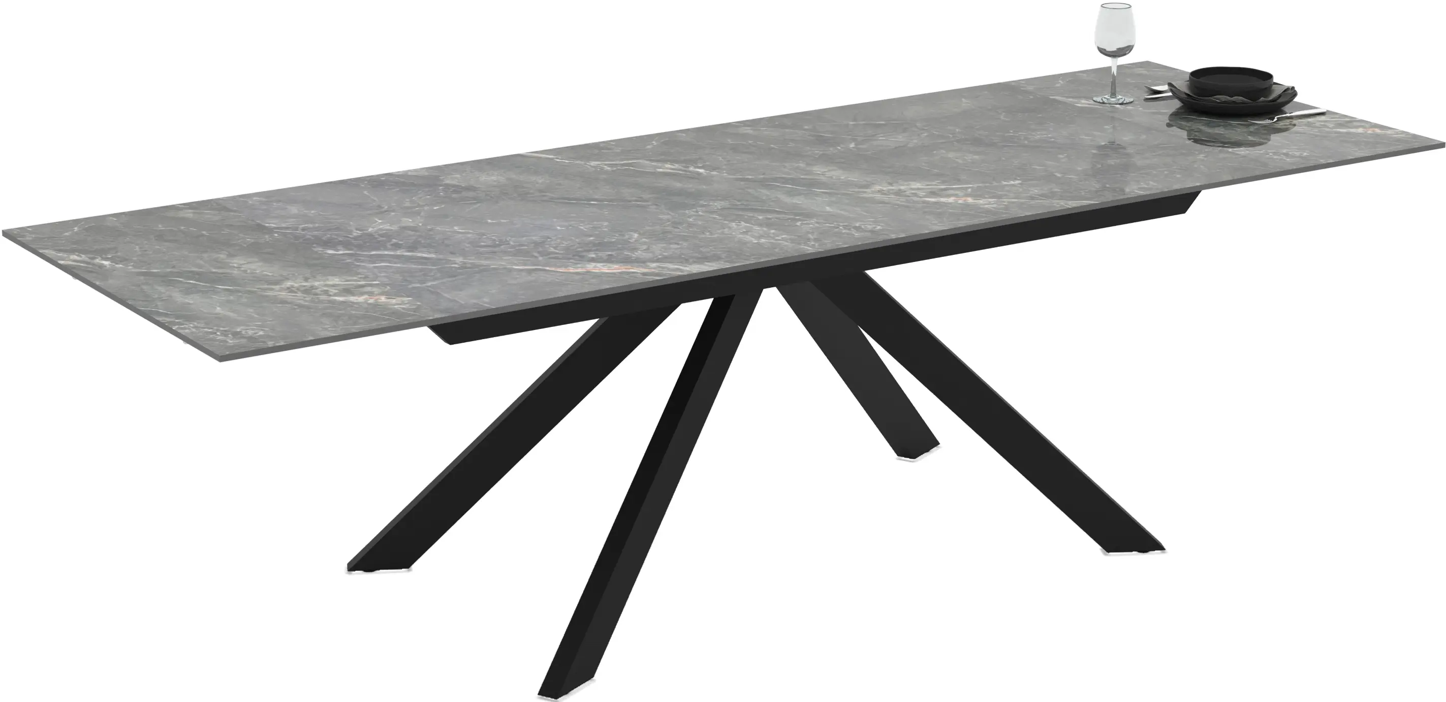 Masa extensibila Magnusplus Ekin 180/260x90 (Shadow)