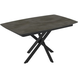 Masa extensibila Magnusplus Filis 145/185x90 Irony (Dark Grey/Black)