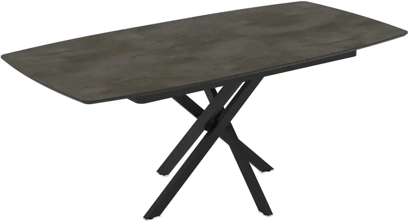 Masa extensibila Magnusplus Filis 145/185x90 Irony (Dark Grey/Black) - 5