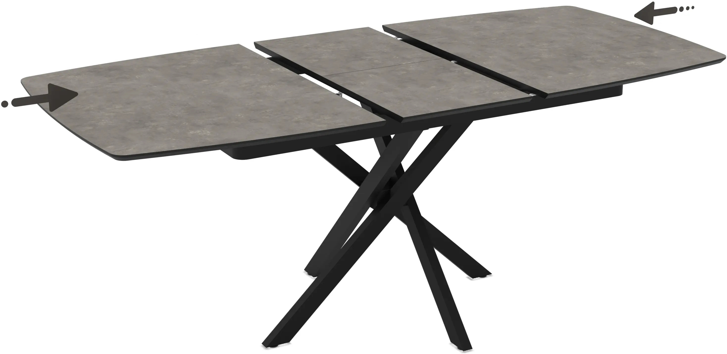 Стол раскладной Magnusplus Filis 145/185x90 (Retro Stone) - 5