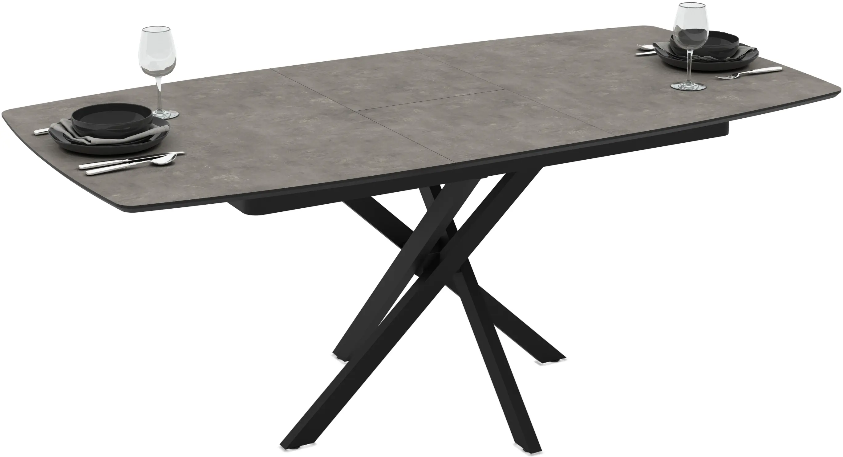 Стол раскладной Magnusplus Filis 145/185x90 (Retro Stone) - 6