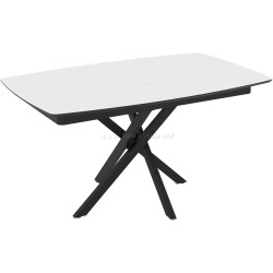 Masa extensibila Magnusplus Filis 145/185x90 Senkron (White/Black)