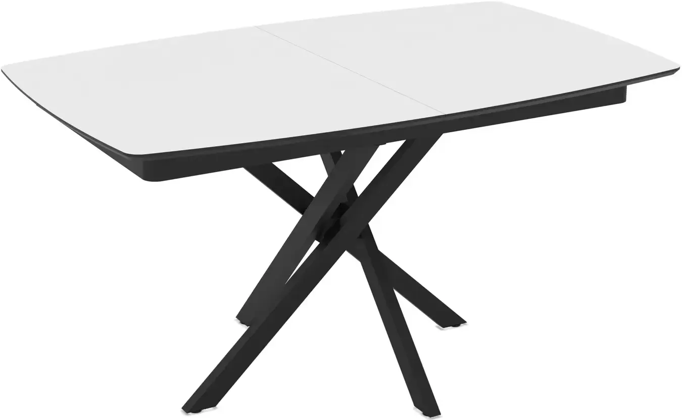 Masa extensibila Magnusplus Filis 145/185x90 Senkron (White/Black)