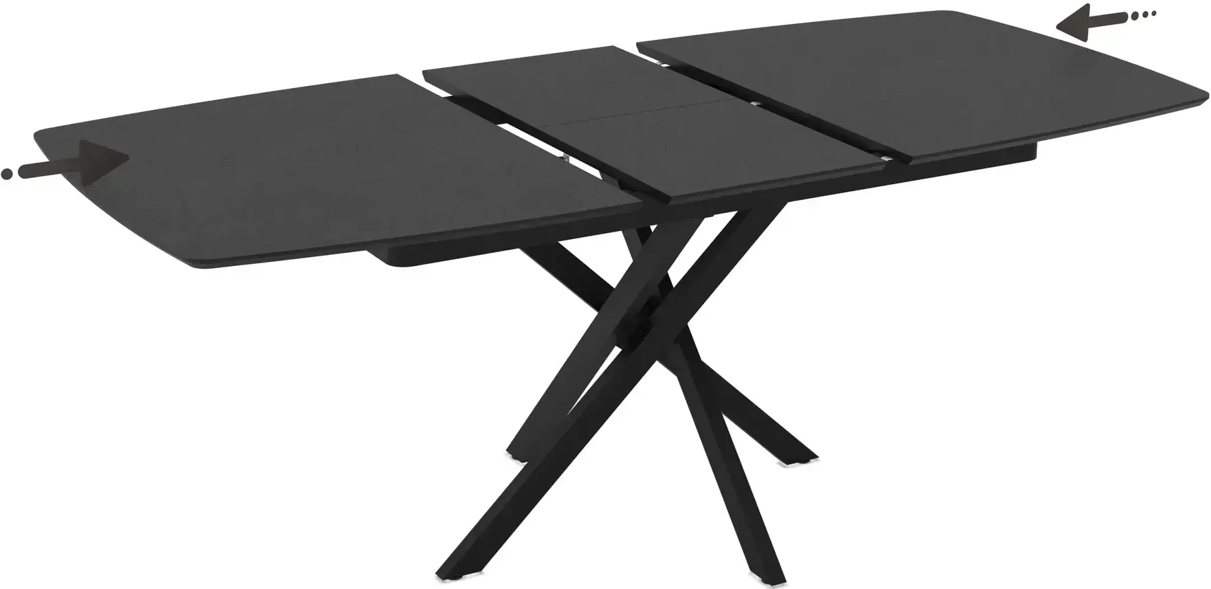 Masa extensibila Magnusplus Filis 145/185x90 Yosun (Black) - 4