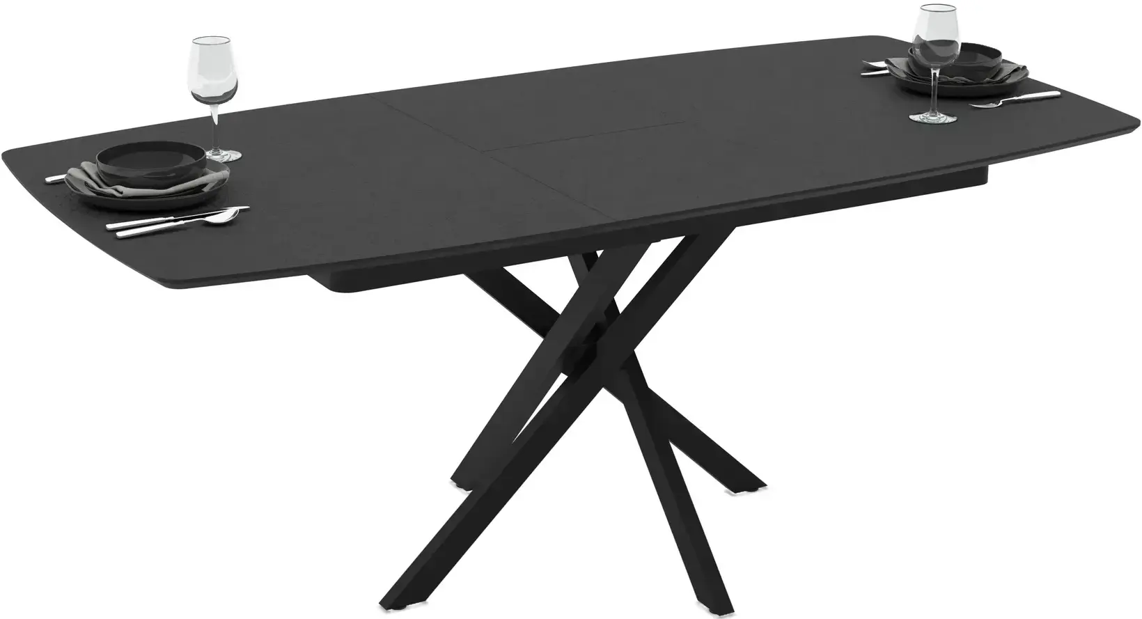 Masa extensibila Magnusplus Filis 145/185x90 Yosun (Black) - 5