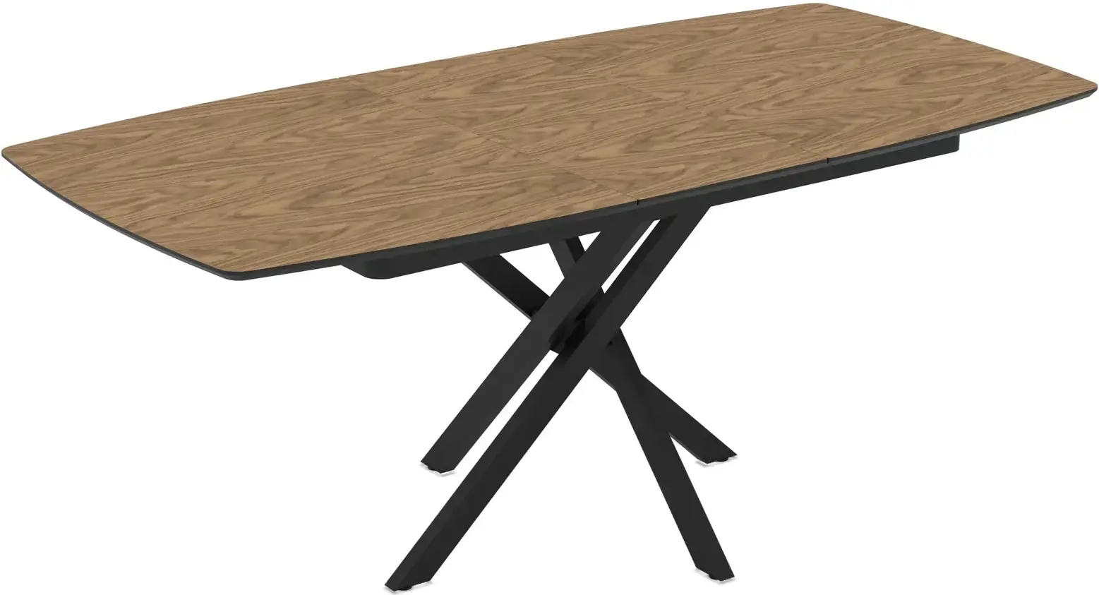 Стол раскладной Magnusplus Filis 145/185x90 Zirve (Wood/Black) - 5
