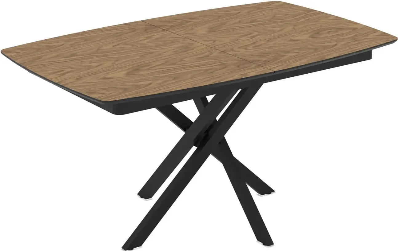 Стол раскладной Magnusplus Filis 145/185x90 Zirve (Wood/Black)