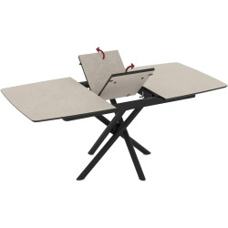 Стол раскладной Magnusplus Katrin 138/178x90 Anemon (Beige/Black) Thumb