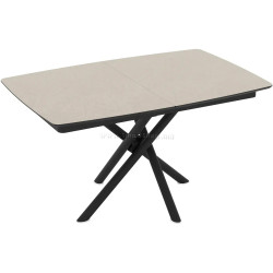 Стол раскладной Magnusplus Katrin 138/178x90 Anemon (Beige/Black)