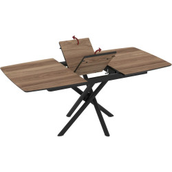 Стол раскладной Magnusplus Katrin 138/178x90 Hazar (Wood/Black) Thumb