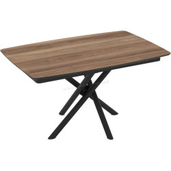 Стол раскладной Magnusplus Katrin 138/178x90 Hazar (Wood/Black)