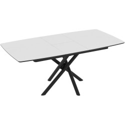 Стол раскладной Magnusplus Katrin 138/178x90 Senkron (White/Black) Thumb