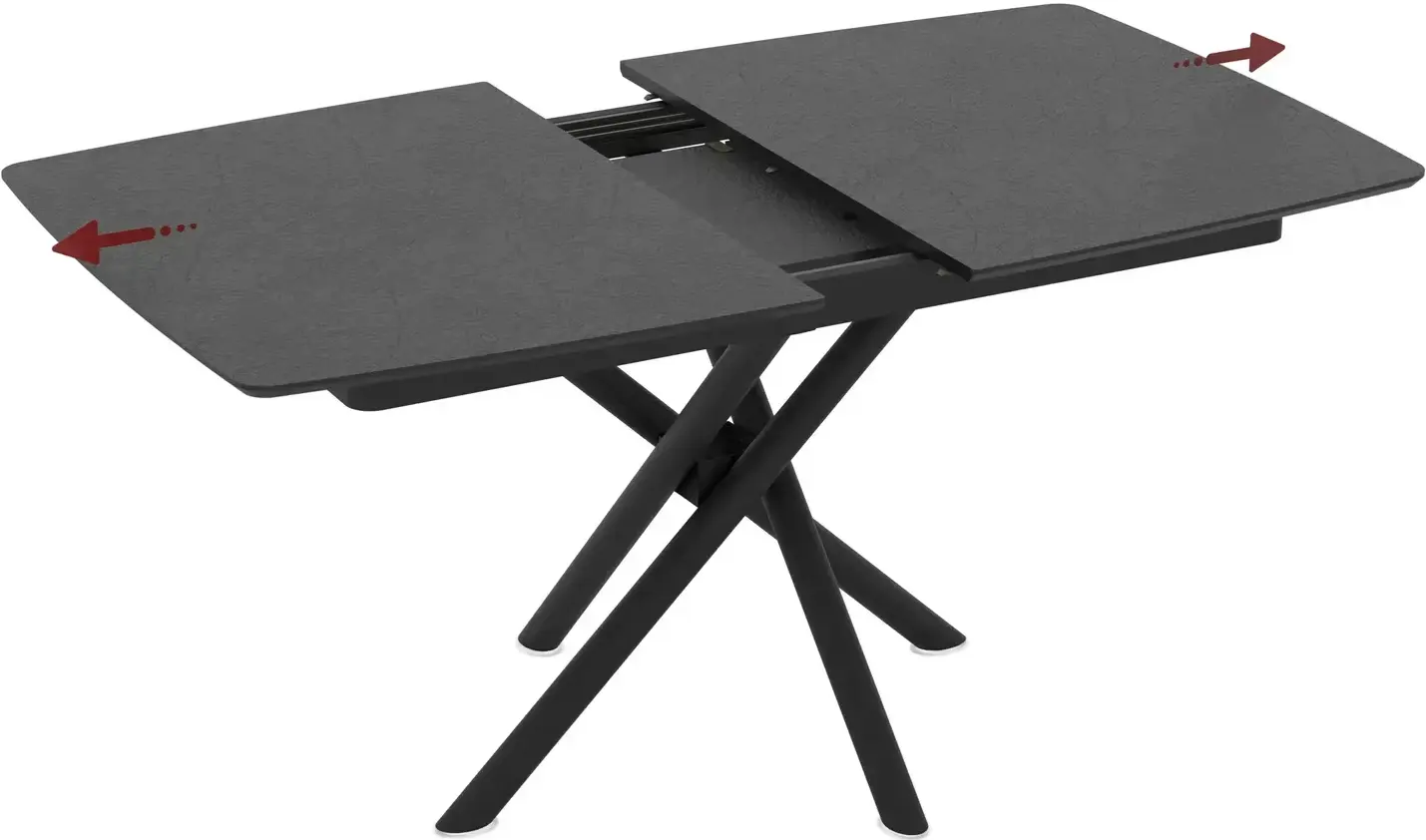 Стол раскладной Magnusplus Katrin 138/178x90 Yosun (Black) - 2