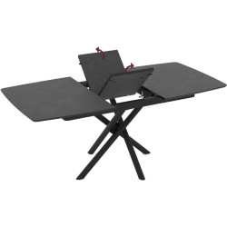 Стол раскладной Magnusplus Katrin 138/178x90 Yosun (Black) Thumb