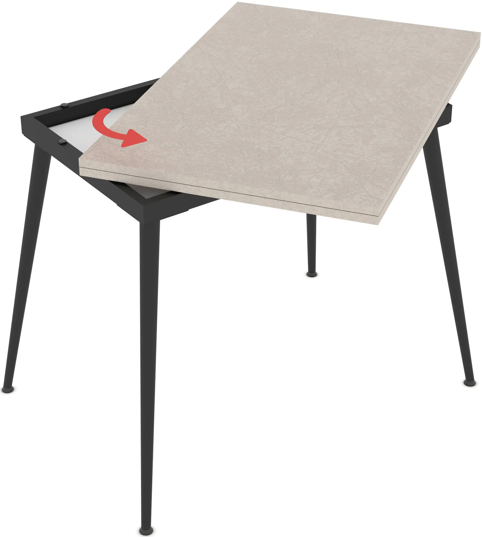 Masa extensibila Magnusplus Lilis 90/120x60 (Anemon)