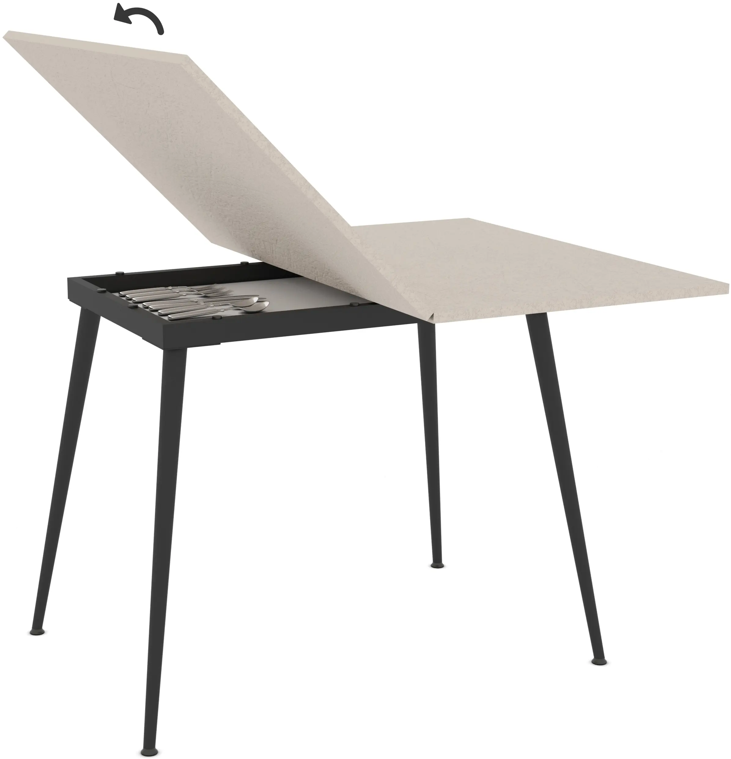 Masa extensibila Magnusplus Lilis 90/120x60 (Anemon)