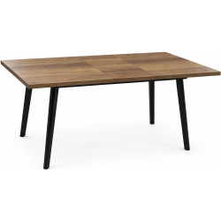 Masa extensibila Magnusplus Lini 120/160x80 Hazar (Wood/Black) Thumb