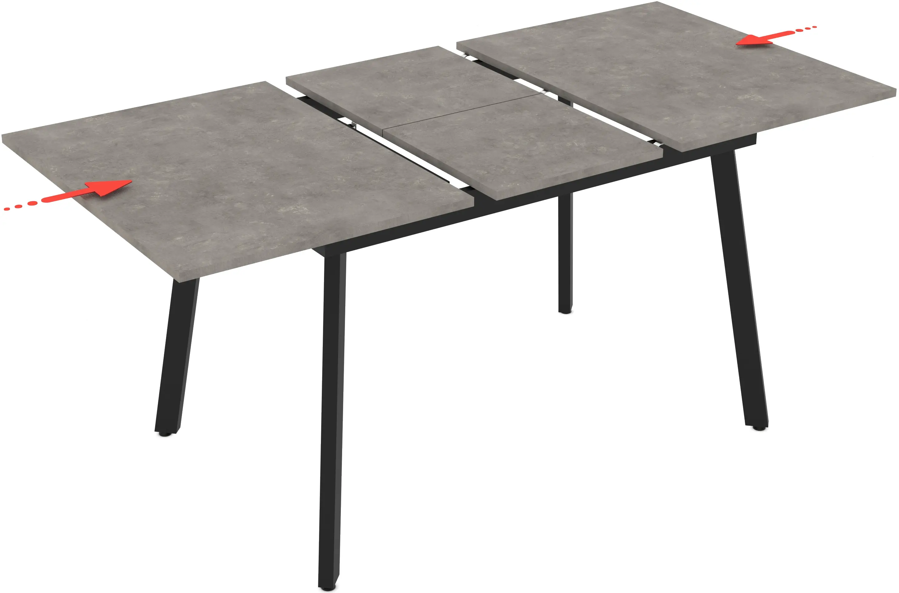 Стол раскладной Magnusplus Lini 138/178x85 (Retro Stone)