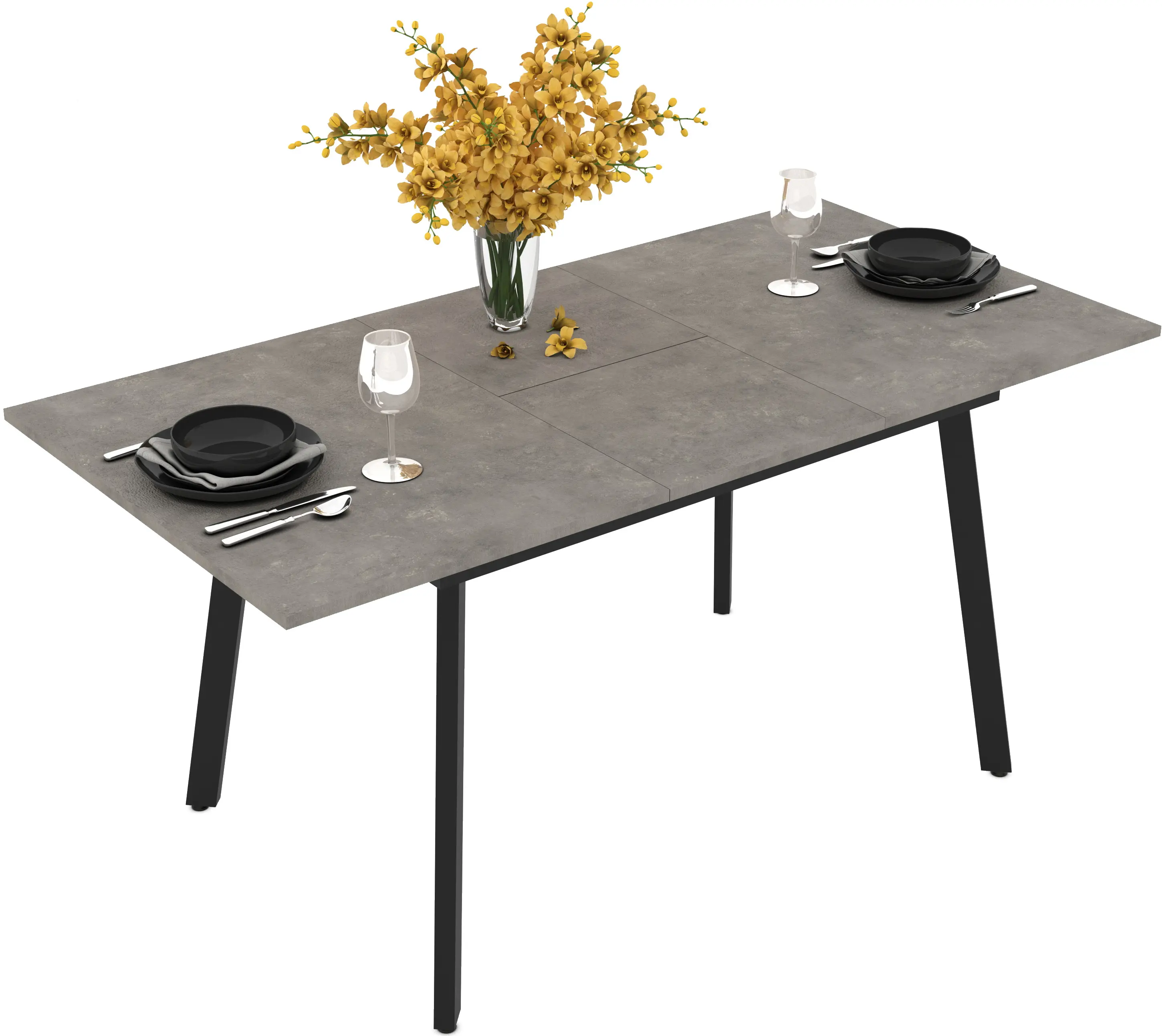 Стол раскладной Magnusplus Lini 138/178x85 (Retro Stone)