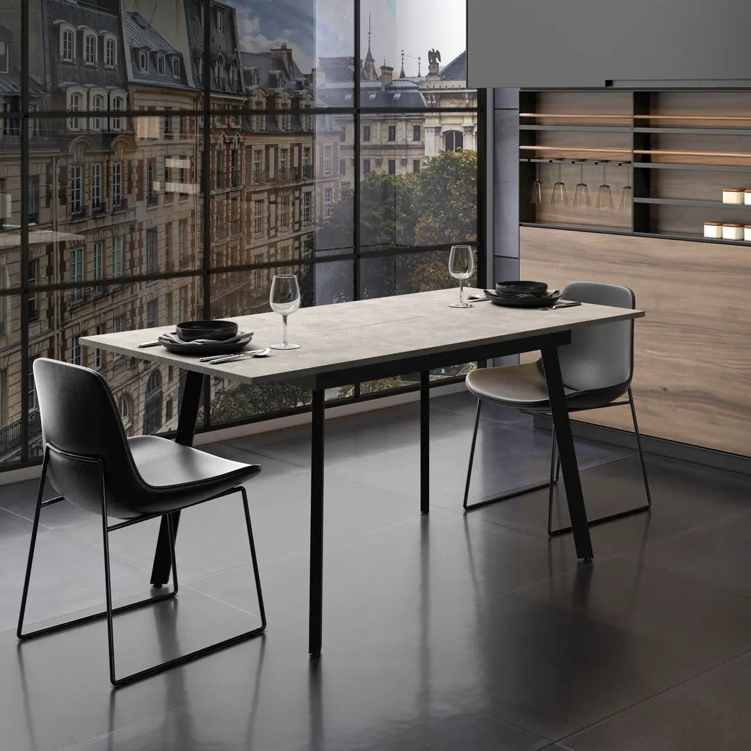 Стол раскладной Magnusplus Lini 138/178x85 (Retro Stone)