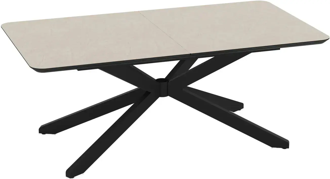 Masa extensibila Magnusplus Mona 190/250x103 Anemon (Beige/Black)