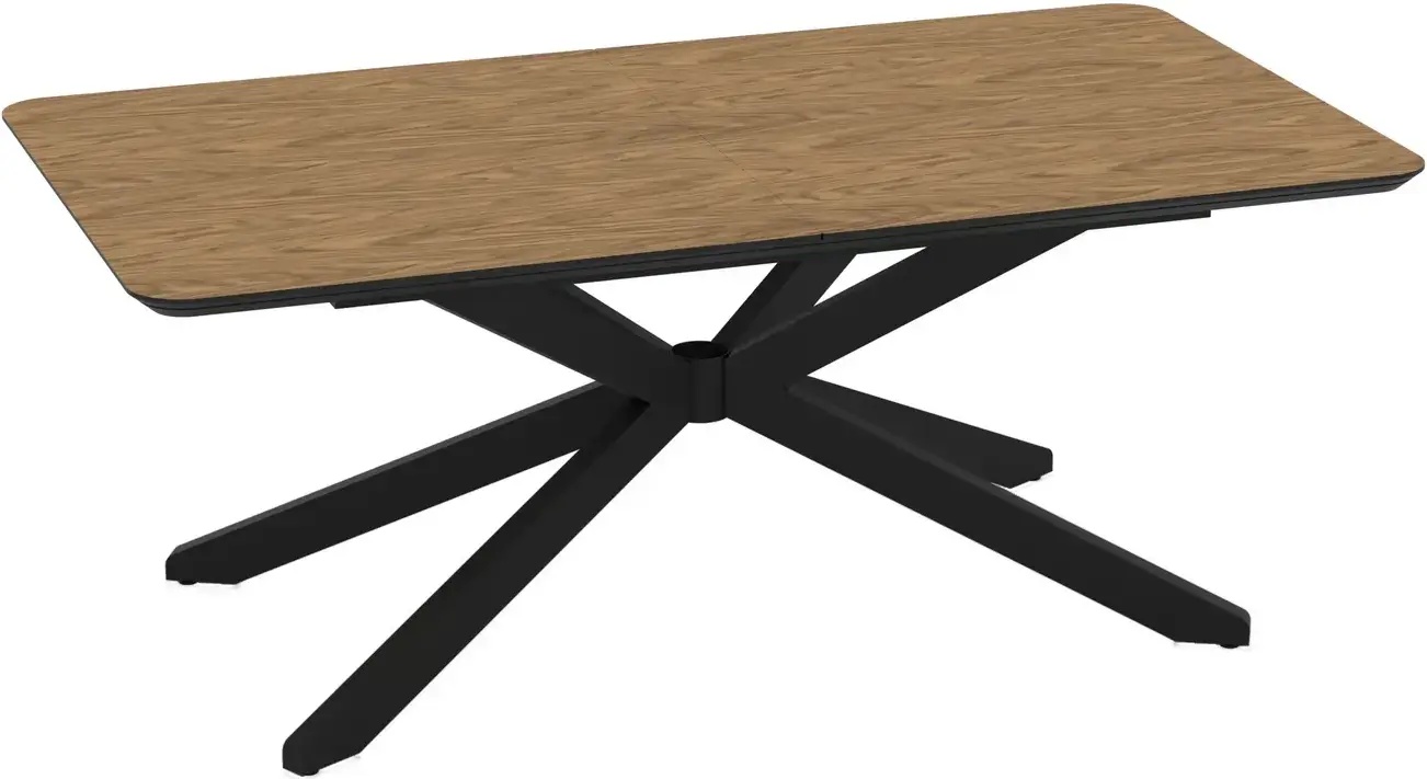 Masa extensibila Magnusplus Mona 190/250x103 Zirve (Wood/Black)