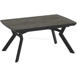Masa extensibila Magnusplus Robat 160/210/260/310/360x100 Irony (Dark Grey/Black)