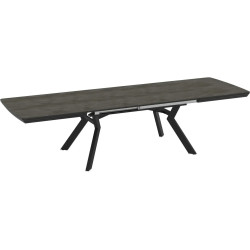 Masa extensibila Magnusplus Robat 160/210/260/310/360x100 Irony (Dark Grey/Black) Thumb