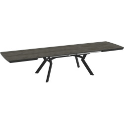 Masa extensibila Magnusplus Robat 160/210/260/310/360x100 Irony (Dark Grey/Black) Thumb