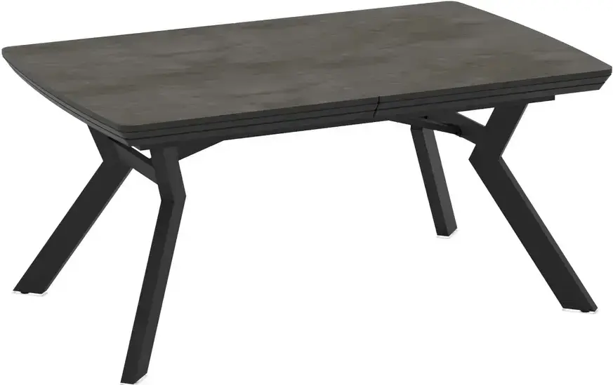 Masa extensibila Magnusplus Robat 160/210/260/310/360x100 Irony (Dark Grey/Black)