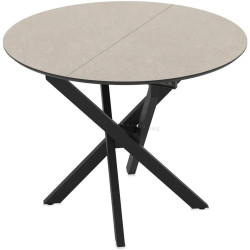 Masa extensibila Magnusplus Ruta 96/126x96 Anemon (Beige/Black)