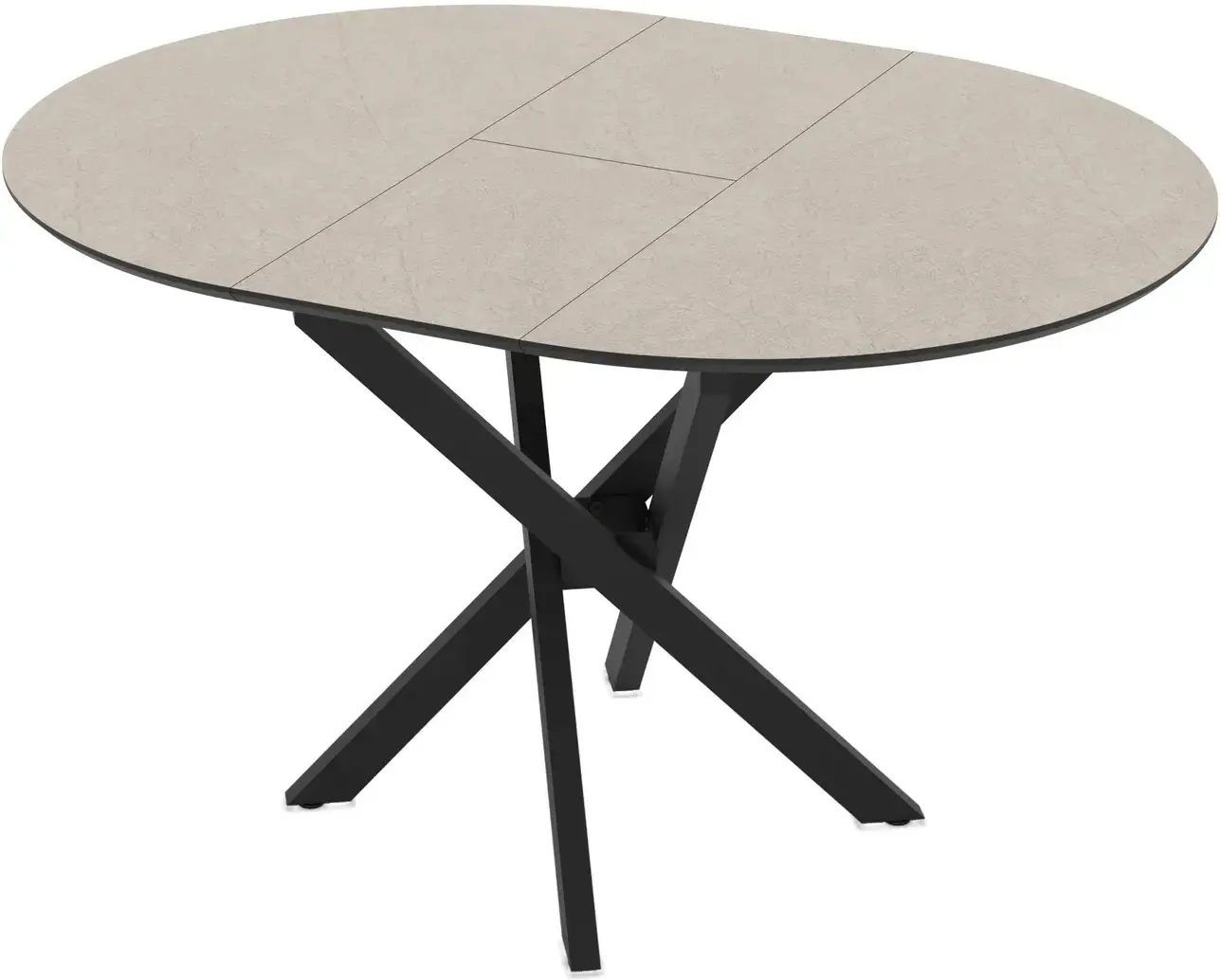 Masa extensibila Magnusplus Ruta 96/126x96 Anemon (Beige/Black) - 5