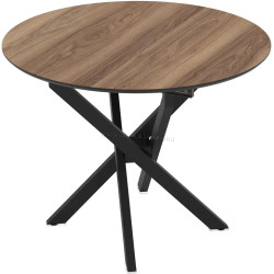 Masa extensibila Magnusplus Ruta 96/126x96 Hazar (Wood/Black)
