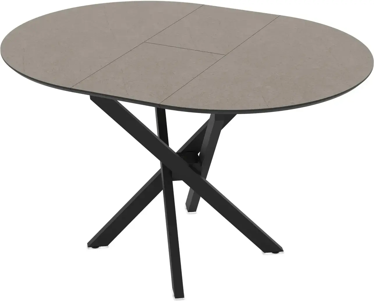 Стол раскладной Magnusplus Ruta 96/126x96 Lagun (Grey/Black) - 6