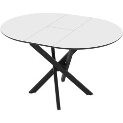 Masa extensibila Magnusplus Ruta 96/126x96 Senkron (White/Black) Thumb