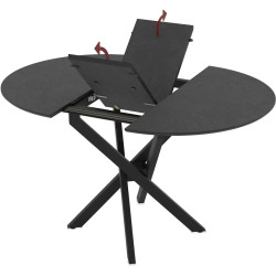 Masa extensibila Magnusplus Ruta 96/126x96 Yosun (Black) Thumb