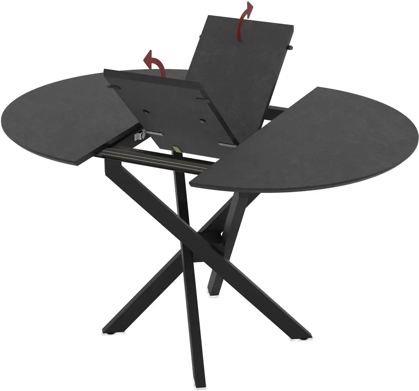 Masa extensibila Magnusplus Ruta 96/126x96 Yosun (Black) - 3