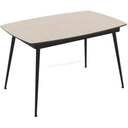 Masa extensibila Magnusplus Yense 125/165x80 Anemon (Beige/Black)