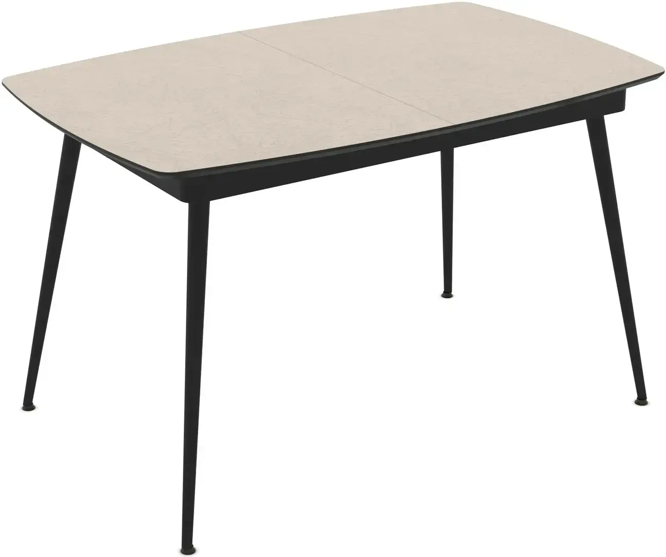 Masa extensibila Magnusplus Yense 125/165x80 Anemon (Beige/Black)