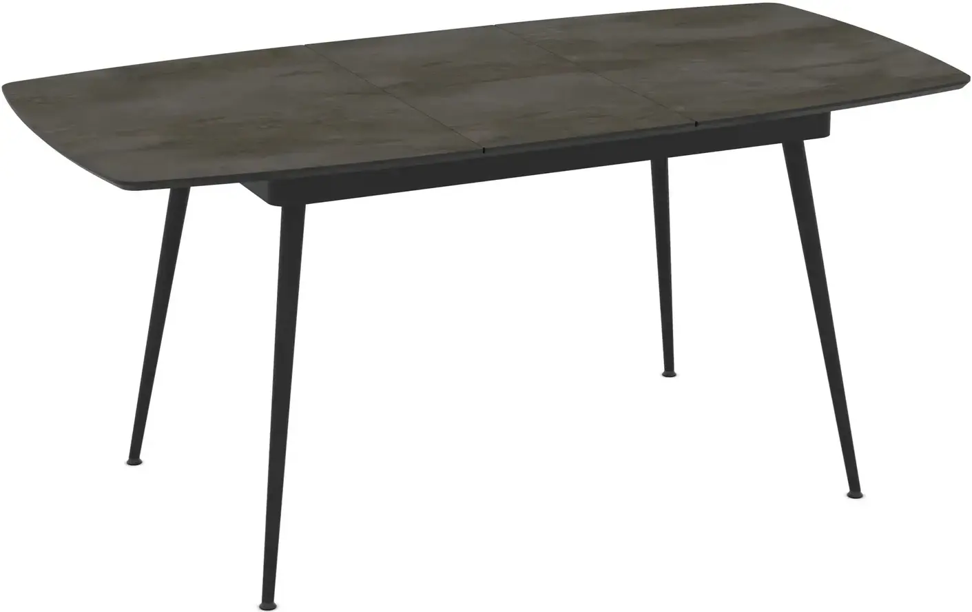 Masa extensibila Magnusplus Yense 125/165x80 Irony (Dark Grey/Black) - 5