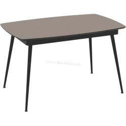 Masa extensibila Magnusplus Yense 125/165x80 Lagun (Grey/Black)