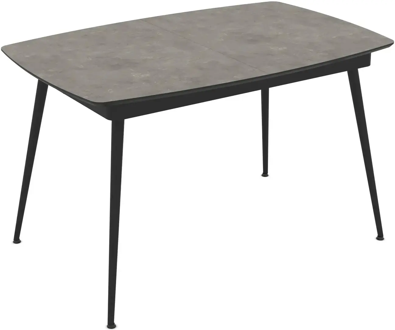Masa extensibila Magnusplus Yense 125/165x80 Retro Stone (Grey/Black)