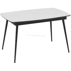 Masa extensibila Magnusplus Yense 125/165x80 Senkron (White/Black)